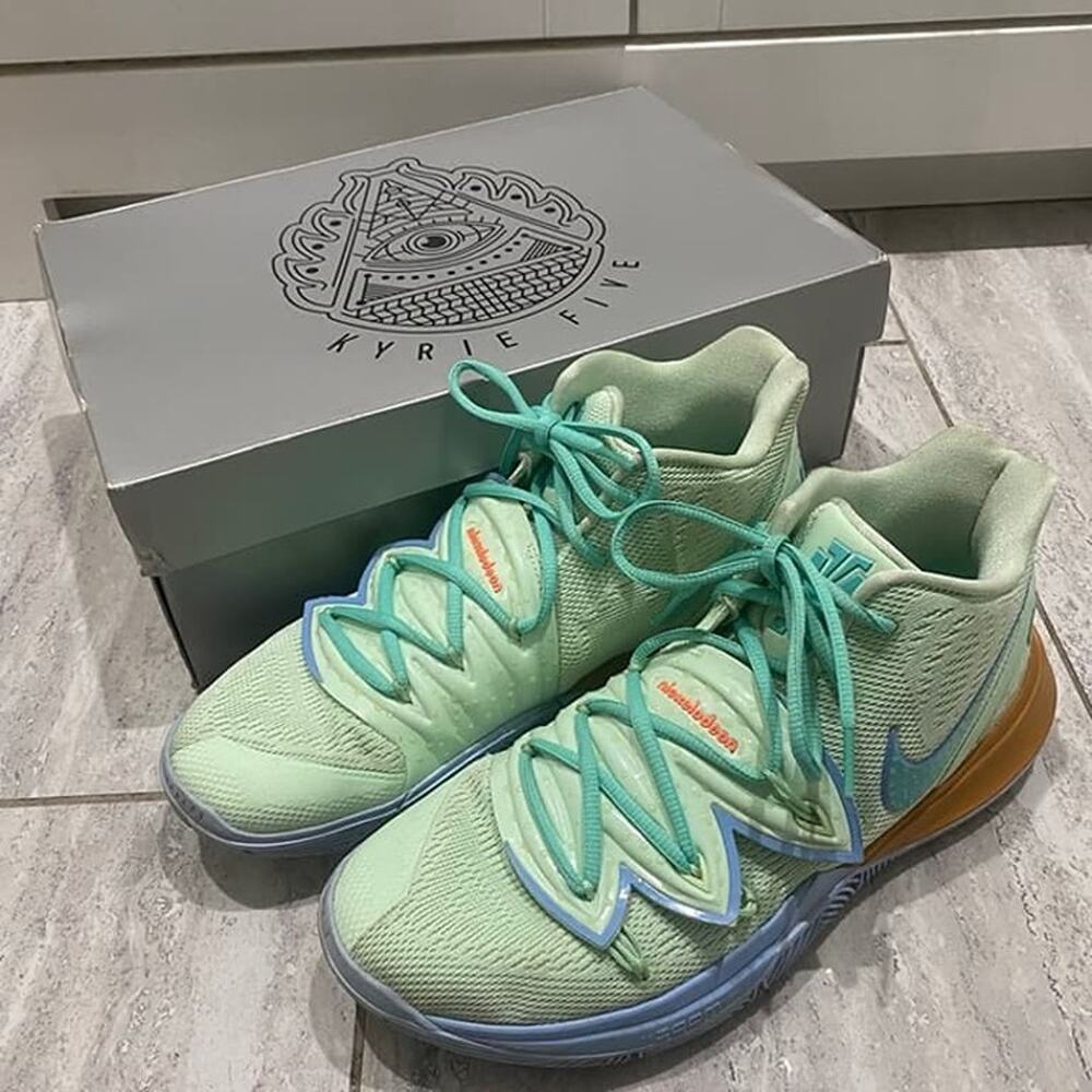 Nike Kyrie 5 x Spongebob Squarepants "Squidward" Sneaker Shoes Men's Size 10